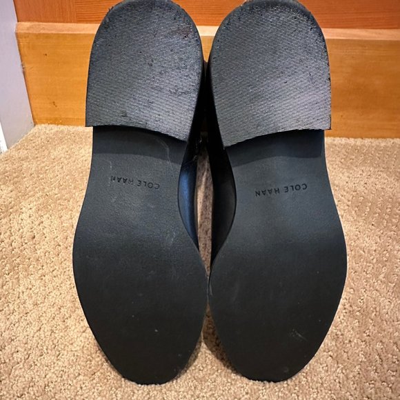 Cole Haan Elverton Knee High Black Leather Winter Boot, Size 9B - Picture 9 of 13